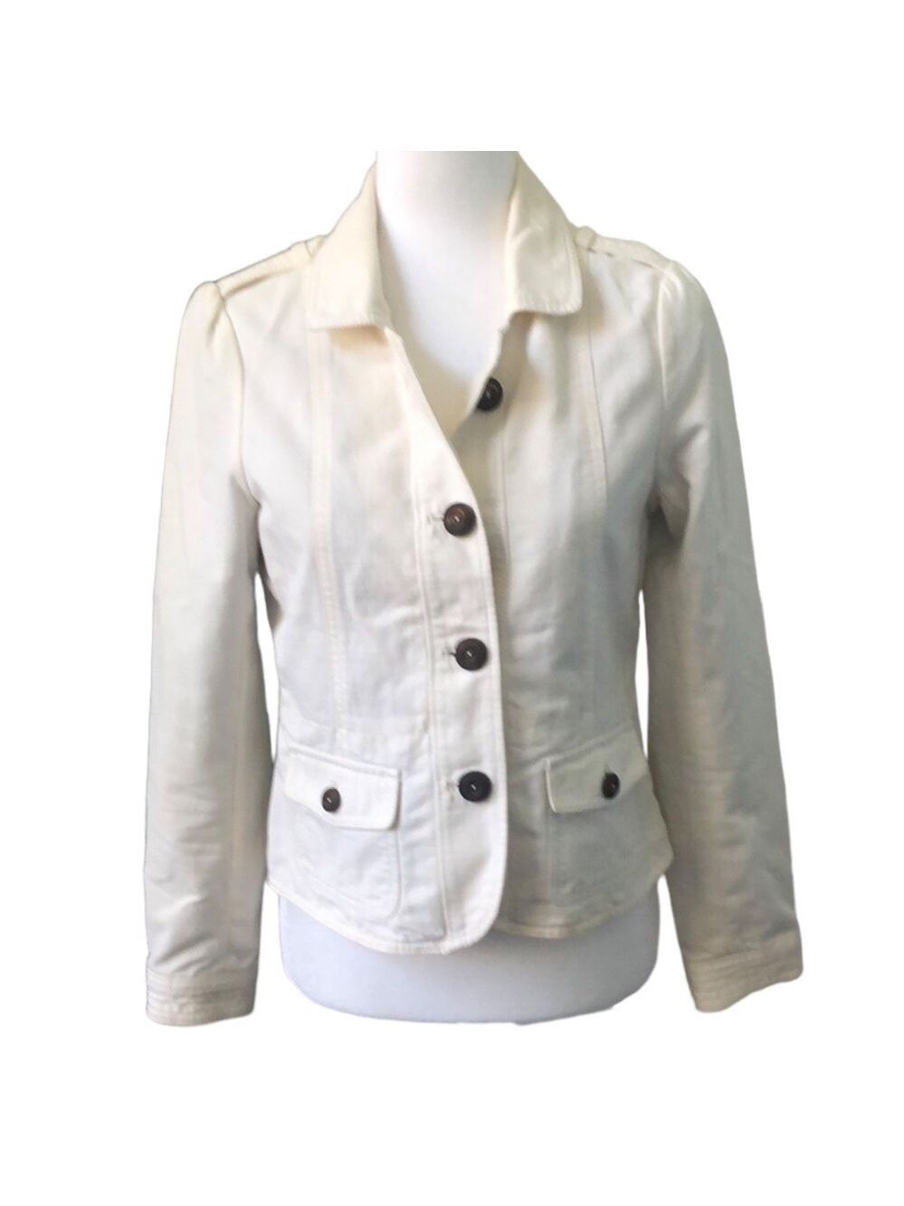 Ruehl No.925 Blazer Jacket Ivory Size Small